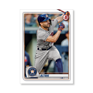 Jose Altuve 2020 Bowman Baseball Base Cards Poster # to 99- artbble-pos-20bwbb-1064-s