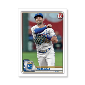 Whit Merrifield 2020 Bowman Baseball Base Cards Poster # to 99- artbble-pos-20bwbb-1065-s