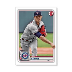 Jose Berrios 2020 Bowman Baseball Base Cards Poster # to 99- artbble-pos-20bwbb-1074-s