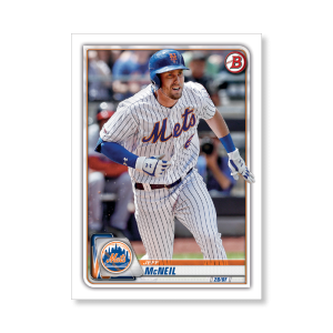 Jeff McNeil 2020 Bowman Baseball Base Cards Poster # to 99- artbble-pos-20bwbb-1075-s