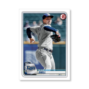 Blake Snell 2020 Bowman Baseball Base Cards Poster # to 99- artbble-pos-20bwbb-1093-s