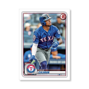 Willie Calhoun 2020 Bowman Baseball Base Cards Poster # to 99- artbble-pos-20bwbb-1096-s