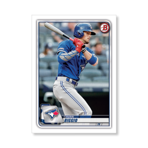 Cavan Biggio 2020 Bowman Baseball Base Cards Poster # to 99- artbble-pos-20bwbb-1098-s