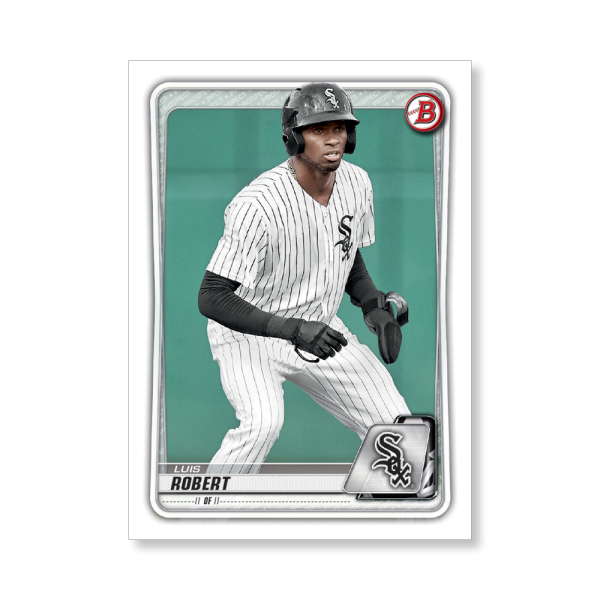 Luis Robert 2020 Bowman Baseball Paper Prospects Poster # to 99- artbble-pos-20bwbb-2001-s