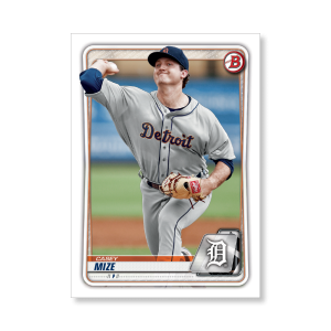 Casey Mize 2020 Bowman Baseball Paper Prospects Poster # to 99- artbble-pos-20bwbb-2002-s