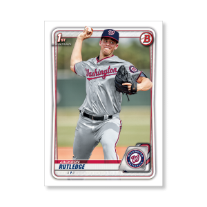Jackson Rutledge 2020 Bowman Baseball Paper Prospects Poster # to 99- artbble-pos-20bwbb-2005-s