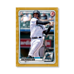 Jerar Encarnacion 2020 Bowman Baseball Paper Prospects Poster Gold Ed. # to 1- artbble-pos-20bwbb-2015-gold-s