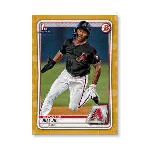Glenallen Hill Jr. 2020 Bowman Baseball Paper Prospects Poster Gold Ed. # to 1- artbble-pos-20bwbb-2024-gold-s