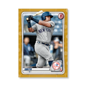 Canaan Smith 2020 Bowman Baseball Paper Prospects Poster Gold Ed. # to 1- artbble-pos-20bwbb-2025-gold-s