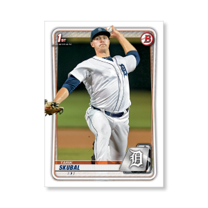 Tarik Skubal 2020 Bowman Baseball Paper Prospects Poster # to 99- artbble-pos-20bwbb-2031-s