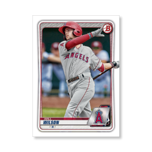 Will Wilson 2020 Bowman Baseball Paper Prospects Poster # to 99- artbble-pos-20bwbb-2034-s