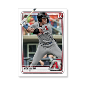 Kristian Robinson 2020 Bowman Baseball Paper Prospects Poster # to 99- artbble-pos-20bwbb-2036-s