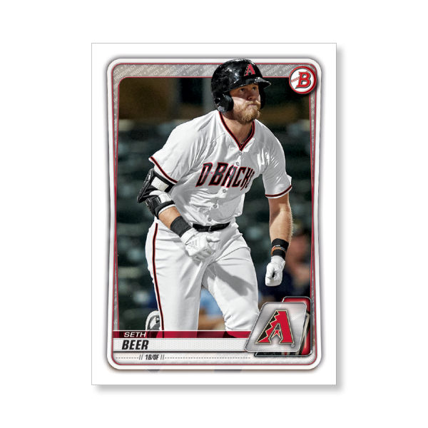 Seth Beer 2020 Bowman Baseball Paper Prospects Poster # to 99- artbble-pos-20bwbb-2037-s