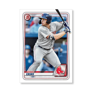 Triston Casas 2020 Bowman Baseball Paper Prospects Poster # to 99- artbble-pos-20bwbb-2045-s