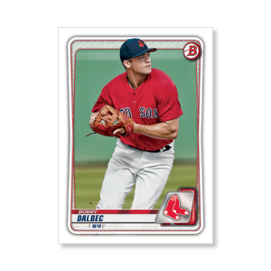 Bobby Dalbec 2020 Bowman Baseball Paper Prospects Poster # to 99- artbble-pos-20bwbb-2046-s