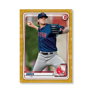 Tanner Houck 2020 Bowman Baseball Paper Prospects Poster Gold Ed. # to 1- artbble-pos-20bwbb-2048-gold-s