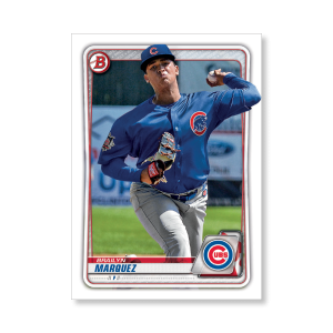 Brailyn Marquez 2020 Bowman Baseball Paper Prospects Poster # to 99- artbble-pos-20bwbb-2050-s