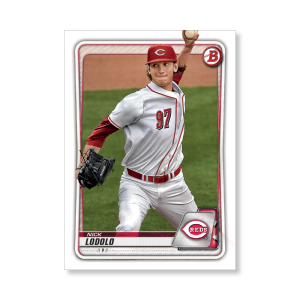 Nick Lodolo 2020 Bowman Baseball Paper Prospects Poster # to 99- artbble-pos-20bwbb-2056-s