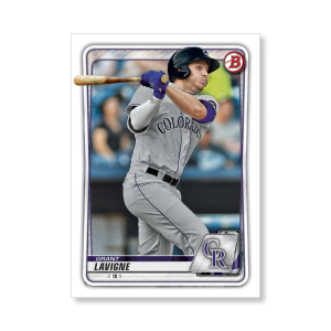 Grant Lavigne 2020 Bowman Baseball Paper Prospects Poster # to 99- artbble-pos-20bwbb-2064-s