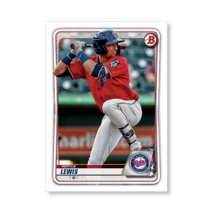 Royce Lewis 2020 Bowman Baseball Paper Prospects Poster # to 99- artbble-pos-20bwbb-2084-s