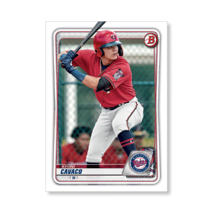 Keoni Cavaco 2020 Bowman Baseball Paper Prospects Poster # to 99- artbble-pos-20bwbb-2086-s