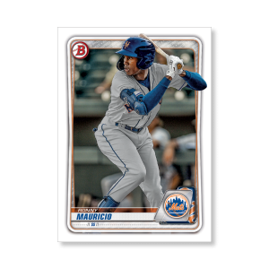Ronny Mauricio 2020 Bowman Baseball Paper Prospects Poster # to 99- artbble-pos-20bwbb-2087-s
