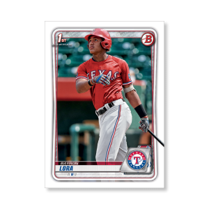 Bayron Lora 2020 Bowman Baseball Paper Prospects Poster # to 99- artbble-pos-20bwbb-2088-s