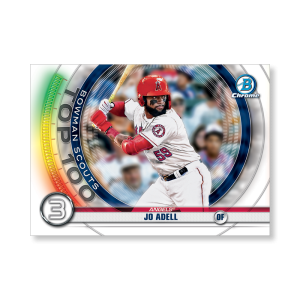 Jo Adell 2020 Bowman Baseball Bowman Scouts Top 100 Poster # to 99- artbble-pos-20bwbb-2403-s