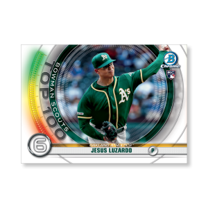 Jesus Luzardo 2020 Bowman Baseball Bowman Scouts Top 100 Poster # to 99- artbble-pos-20bwbb-2406-s