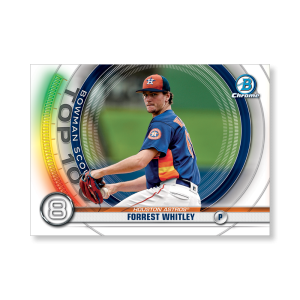 Forrest Whitley 2020 Bowman Baseball Bowman Scouts Top 100 Poster # to 99- artbble-pos-20bwbb-2408-s