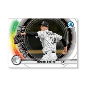 Michael Kopech 2020 Bowman Baseball Bowman Scouts Top 100 Poster # to 99- artbble-pos-20bwbb-2431-s