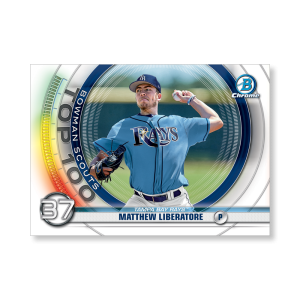 Matthew Liberatore 2020 Bowman Baseball Bowman Scouts Top 100 Poster # to 99- artbble-pos-20bwbb-2437-s