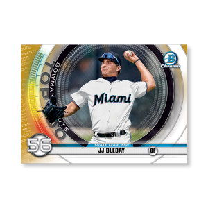 JJ Bleday 2020 Bowman Baseball Bowman Scouts Top 100 Poster Gold Ed. # to 1- artbble-pos-20bwbb-2456-gold-s