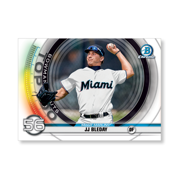 JJ Bleday 2020 Bowman Baseball Bowman Scouts Top 100 Poster # to 99- artbble-pos-20bwbb-2456-s