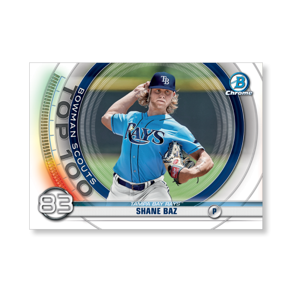 Shane Baz 2020 Bowman Baseball Bowman Scouts Top 100 Poster # to 99- artbble-pos-20bwbb-2483-s