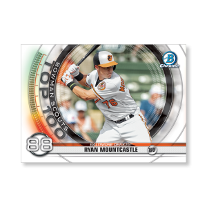 Ryan Mountcastle 2020 Bowman Baseball Bowman Scouts Top 100 Poster # to 99- artbble-pos-20bwbb-2488-s