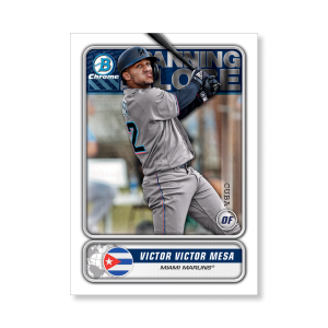 Victor Victor Mesa 2020 Bowman Baseball Spanning The Globe Poster # to 99- artbble-pos-20bwbb-2604-s