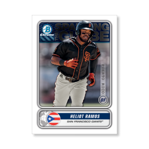 Heliot Ramos 2020 Bowman Baseball Spanning The Globe Poster # to 99- artbble-pos-20bwbb-2610-s