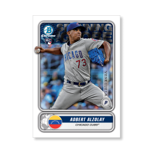 Adbert Alzolay 2020 Bowman Baseball Spanning The Globe Poster # to 99- artbble-pos-20bwbb-2616-s