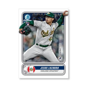 Jesus Luzardo 2020 Bowman Baseball Spanning The Globe Poster # to 99- artbble-pos-20bwbb-2618-s