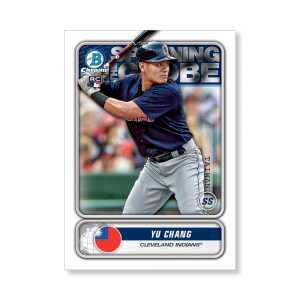Yu Chang 2020 Bowman Baseball Spanning The Globe Poster # to 99- artbble-pos-20bwbb-2619-s
