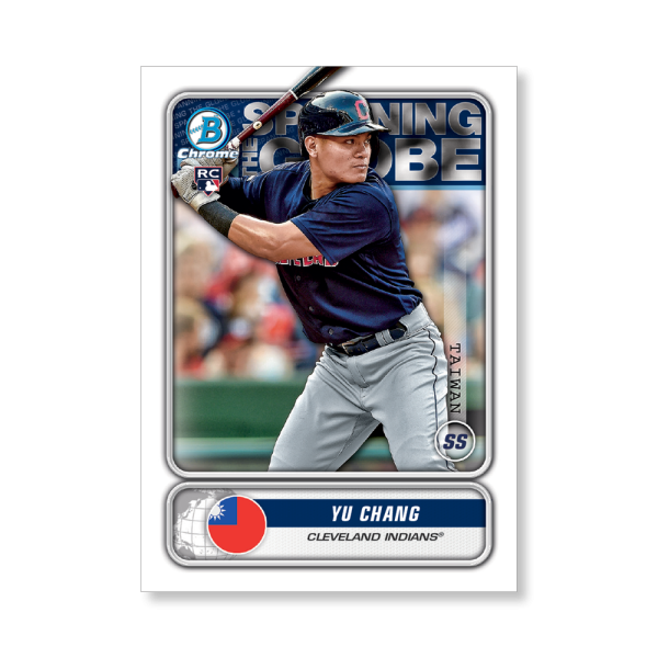 Yu Chang 2020 Bowman Baseball Spanning The Globe Poster # to 99- artbble-pos-20bwbb-2619-s