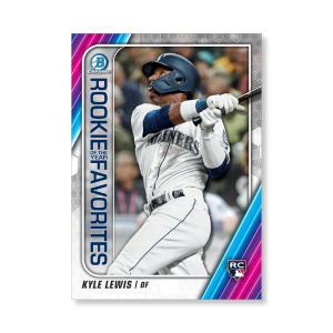 Kyle Lewis 2020 Bowman Baseball ROY Favorites Poster # to 99- artbble-pos-20bwbb-2711-s