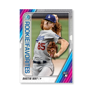 Dustin May 2020 Bowman Baseball ROY Favorites Poster # to 99- artbble-pos-20bwbb-2715-s