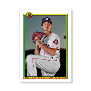 Forrest Whitley 2020 Bowman Baseball 1990 Bowman Poster # to 99- artbble-pos-20bwbb-2806-s