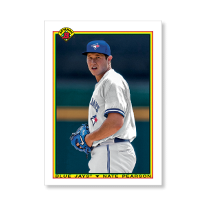 Nate Pearson 2020 Bowman Baseball 1990 Bowman Poster # to 99- artbble-pos-20bwbb-2808-s