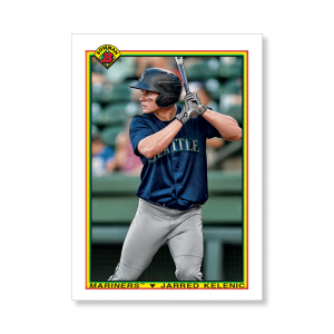Jarred Kelenic 2020 Bowman Baseball 1990 Bowman Poster # to 99- artbble-pos-20bwbb-2810-s