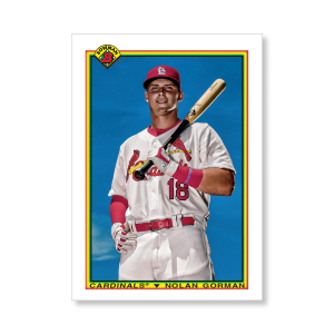 Nolan Gorman 2020 Bowman Baseball 1990 Bowman Poster # to 99- artbble-pos-20bwbb-2829-s