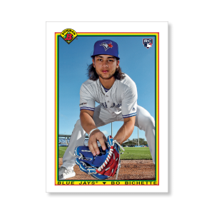 Bo Bichette 2020 Bowman Baseball 1990 Bowman Poster # to 99- artbble-pos-20bwbb-2833-s