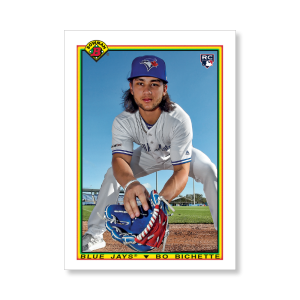 Bo Bichette 2020 Bowman Baseball 1990 Bowman Poster # to 99- artbble-pos-20bwbb-2833-s
